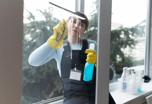 Nettoyage de vitres intérieures et extérieures à Moulidars
